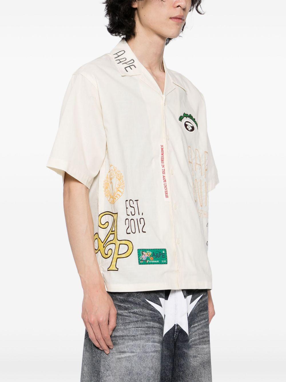 logo-embroidered shirt Product Image