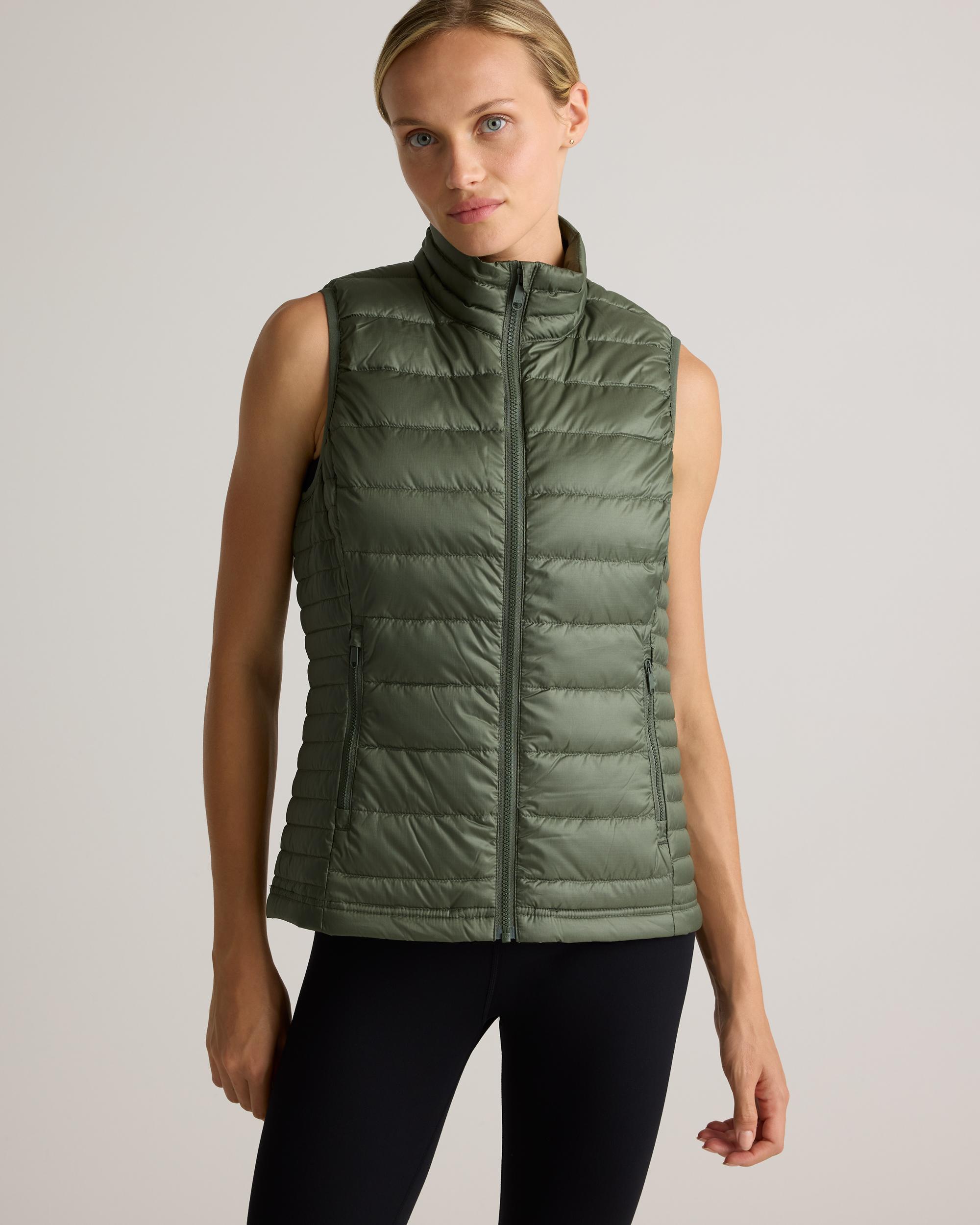 Quince | Women's Lightweight Down Packable Puffer Vest Recycled Polyester Product Image