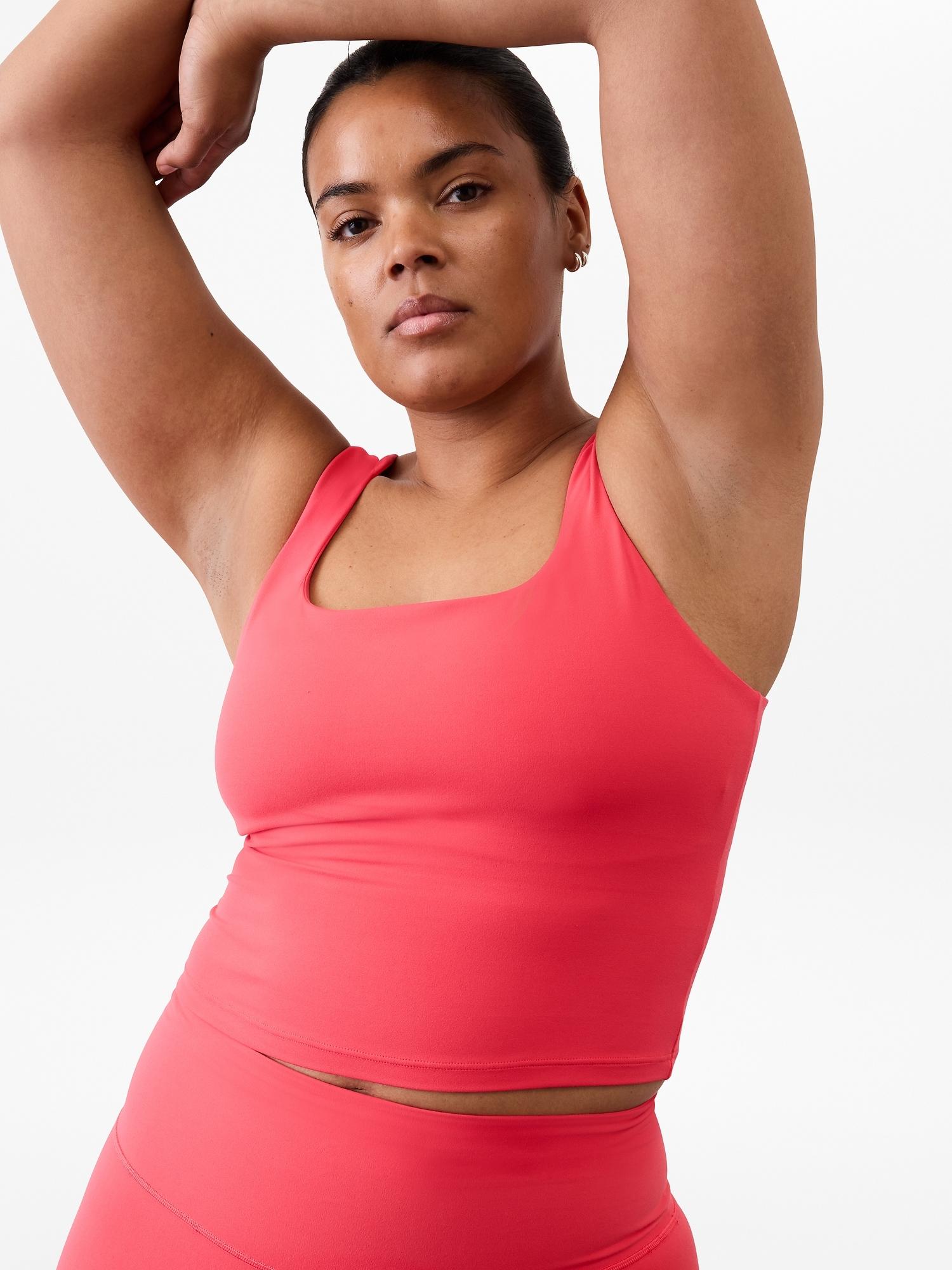 Transcend Square Neck Crop Sports Bra D-DD Product Image