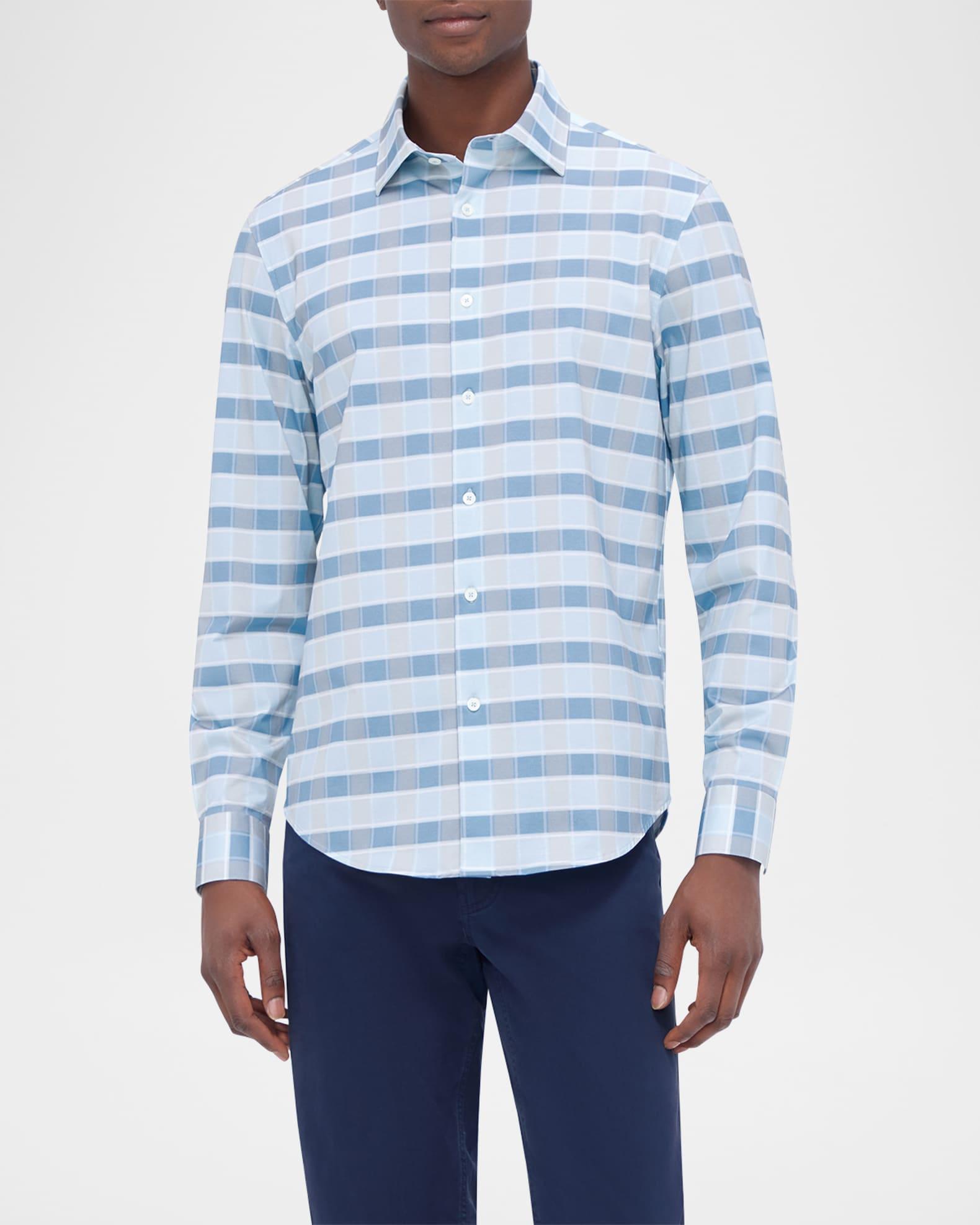 Men's OoohCotton James Check Sport Shirt Product Image