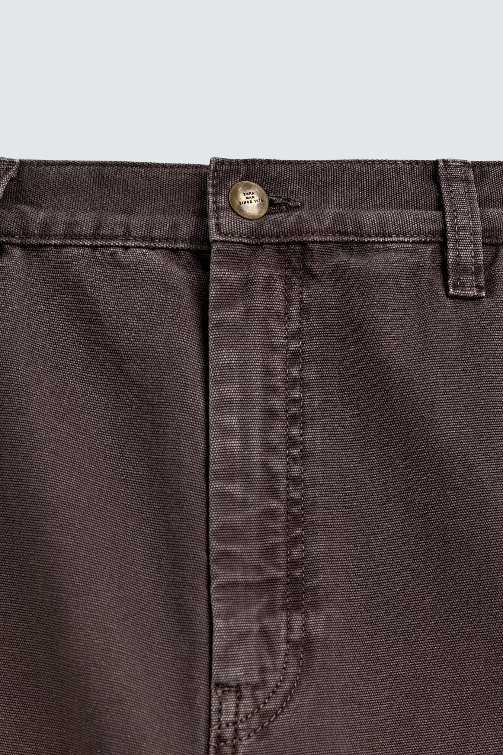 RELAXED FIT DENIM SHORTS Product Image