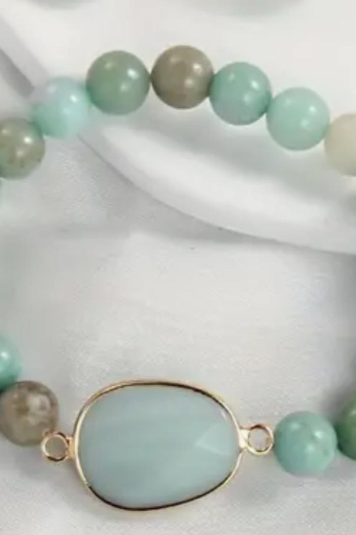 Natural Amazonite Bracelet Product Image