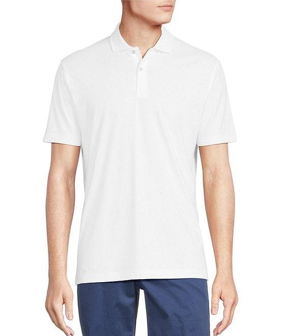Cremieux Blue Label Classic Fit Stretch Jersey Solid Short Sleeve Polo Shirt Product Image