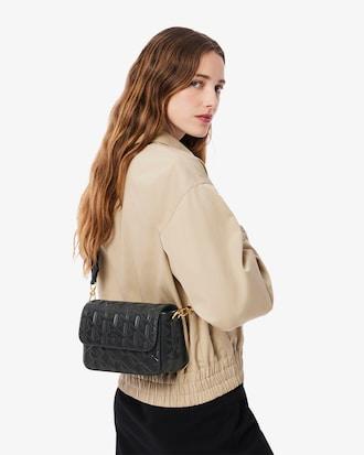 Maheki Embossed Leather Shoulder Bag Product Image