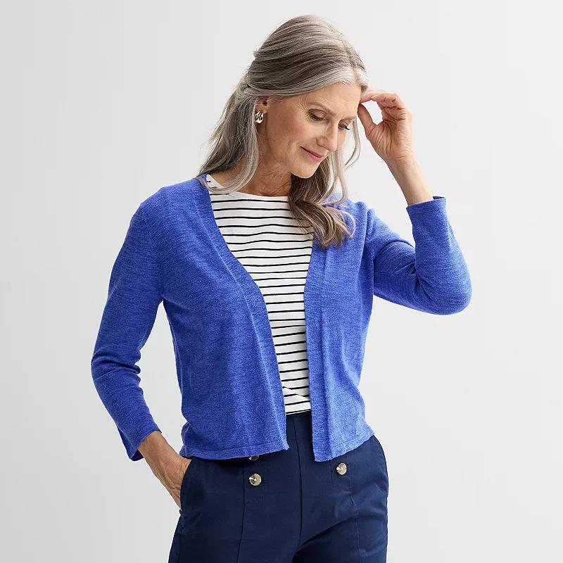 Women's Croft & Barrow® Open Front Cardigan,  Product Image