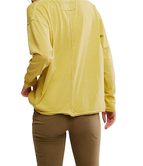 Free People Nina Crew Neck Long Sleeve Tee Product Image