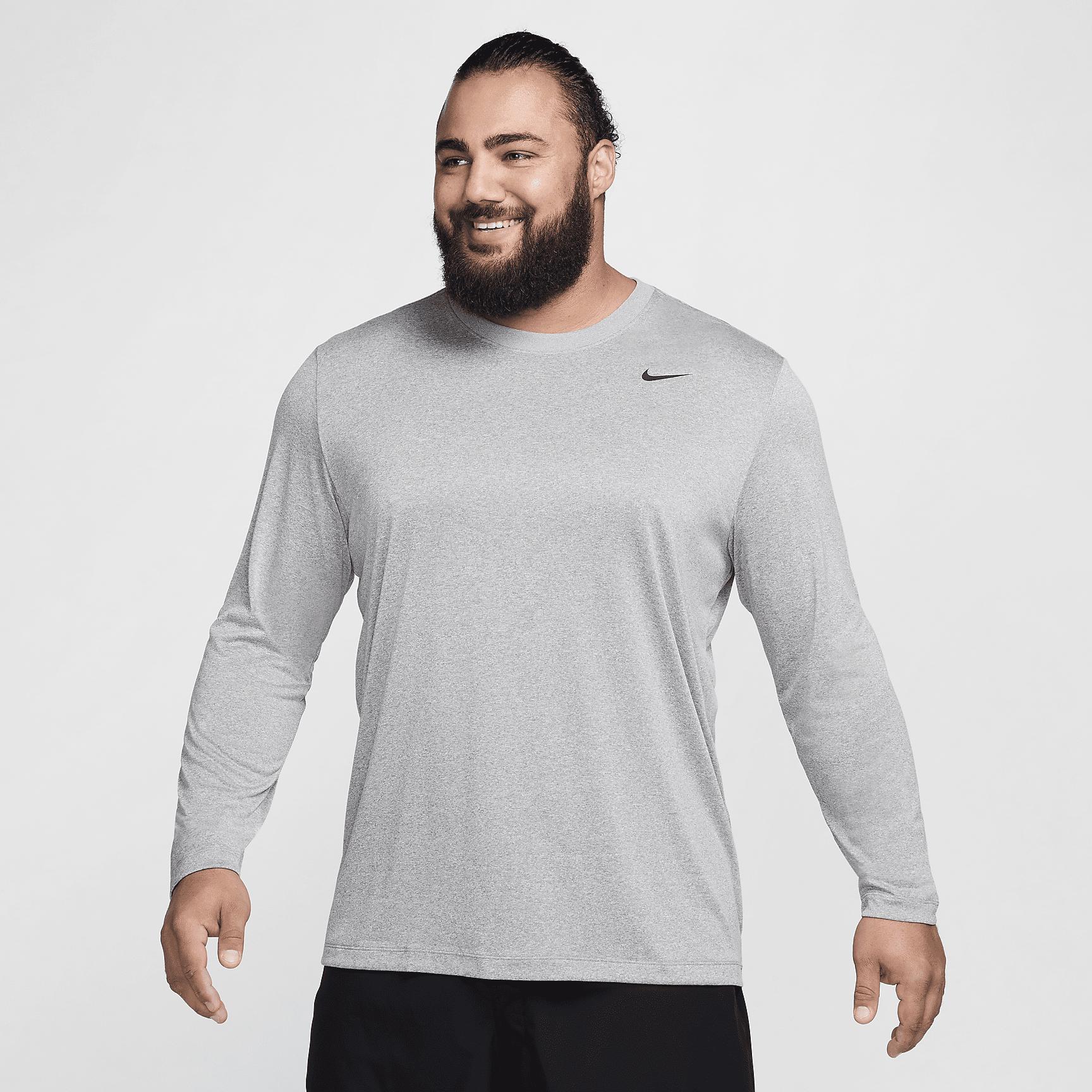 Nike Mens Dri-FIT Legend Long-Sleeve Fitness Top | DX0993-063 Product Image