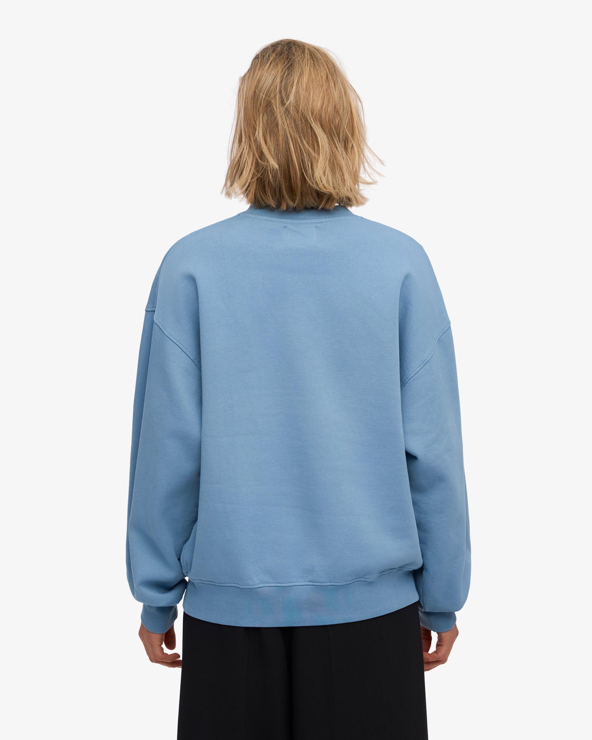Organic Oversized Crew - Seaside Blue Product Image