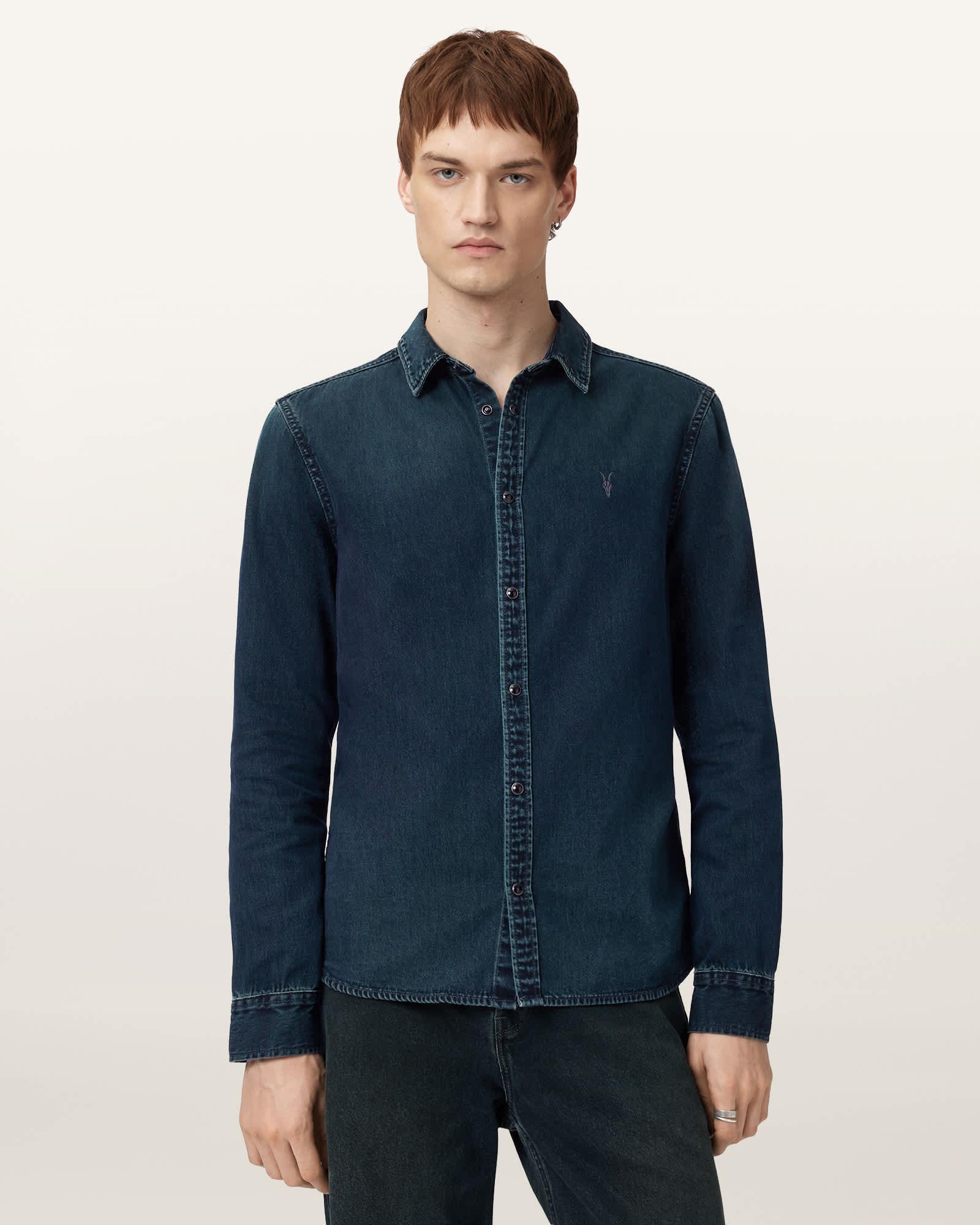 Gleason Ramskull Denim Shirt Product Image