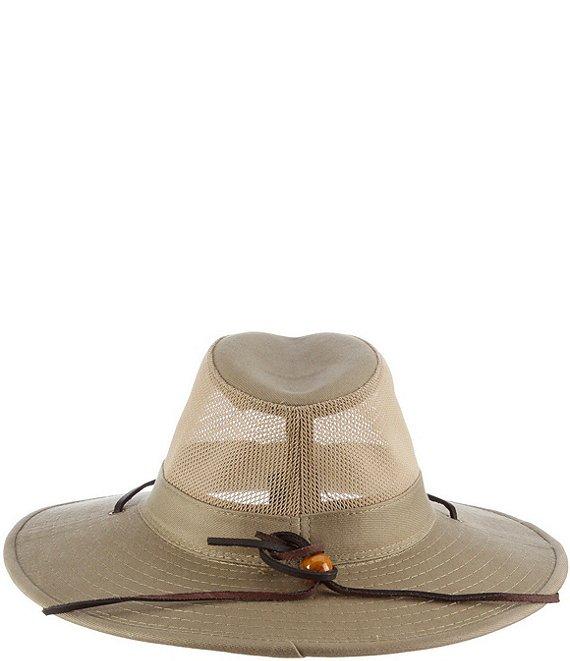 Dorfman Milano Traveler Safari Brushed Twill 3#double; Brim Hat Product Image