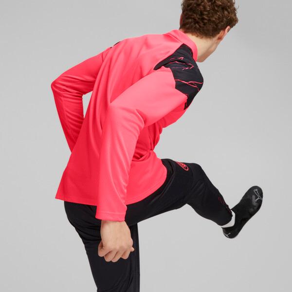 PUMA Manchester City Soccer Men's Quarter-zip in Dark Blue Product Image