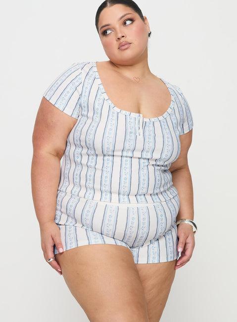 Yearning Rib Sleep Set Multi Curve Product Image