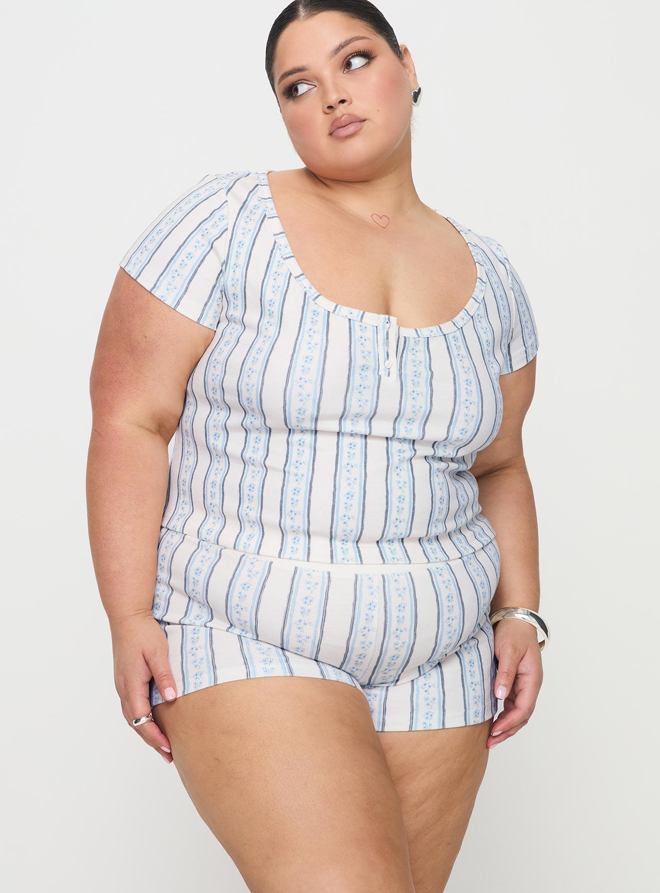 Yearning Rib Sleep Set Multi Curve Product Image