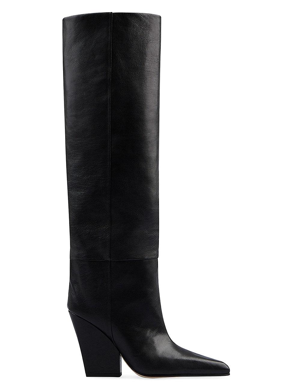 Womens Jane 100MM Leather Boots Product Image