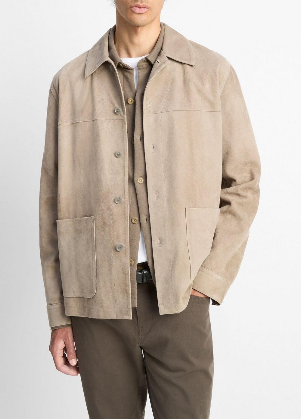 Suede Shirt Jacket Product Image