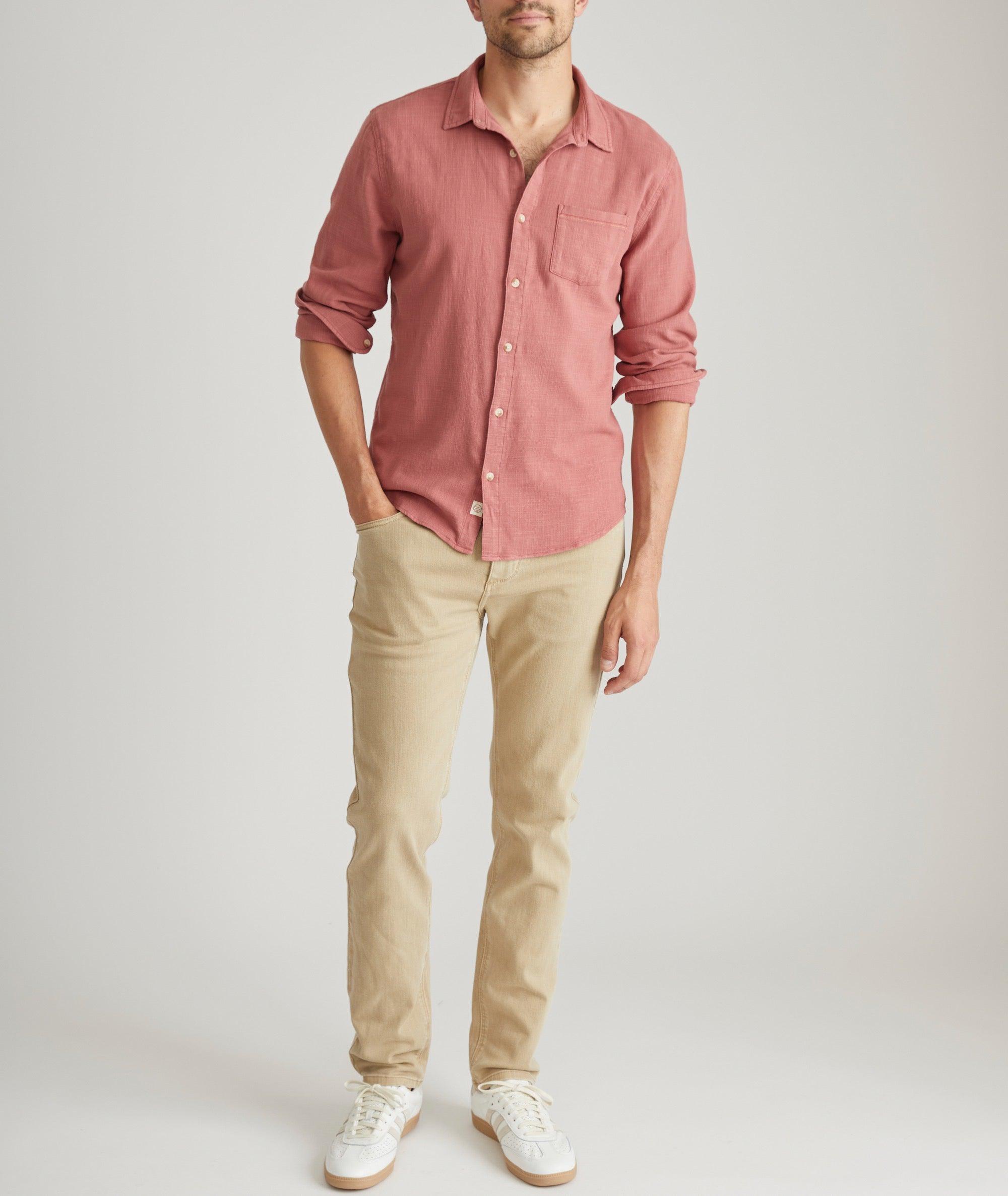 Stretch Selvage Embroidered Resort Shirt Product Image