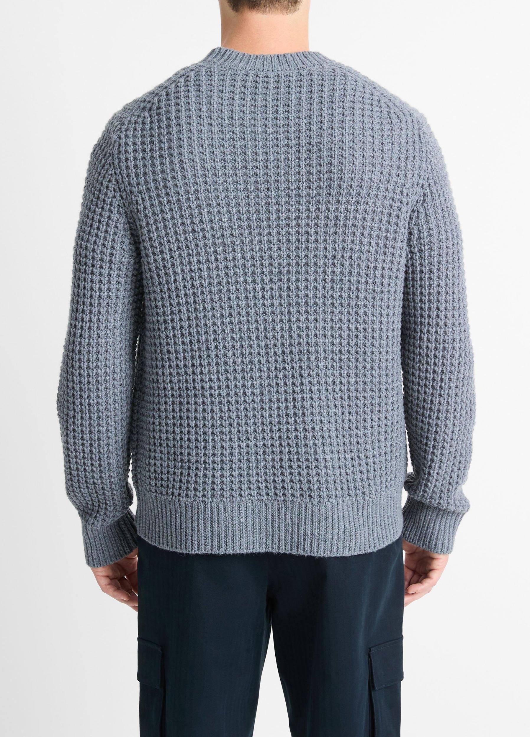 Macro-Waffle Crew Neck Sweater Product Image