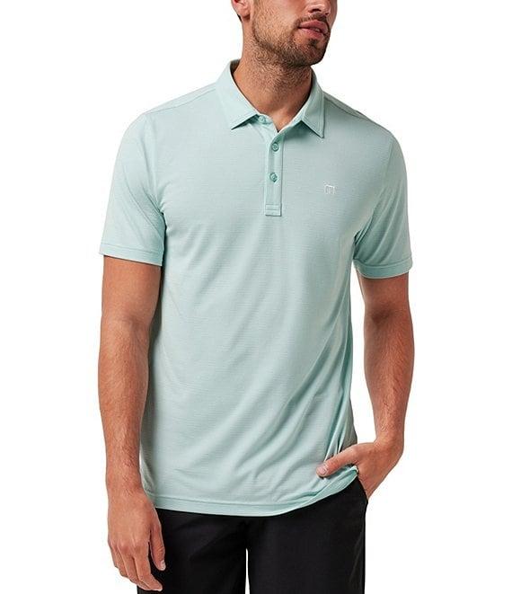 TravisMathew The Heater Performance Stretch Short Sleeve Polo Shirt Product Image