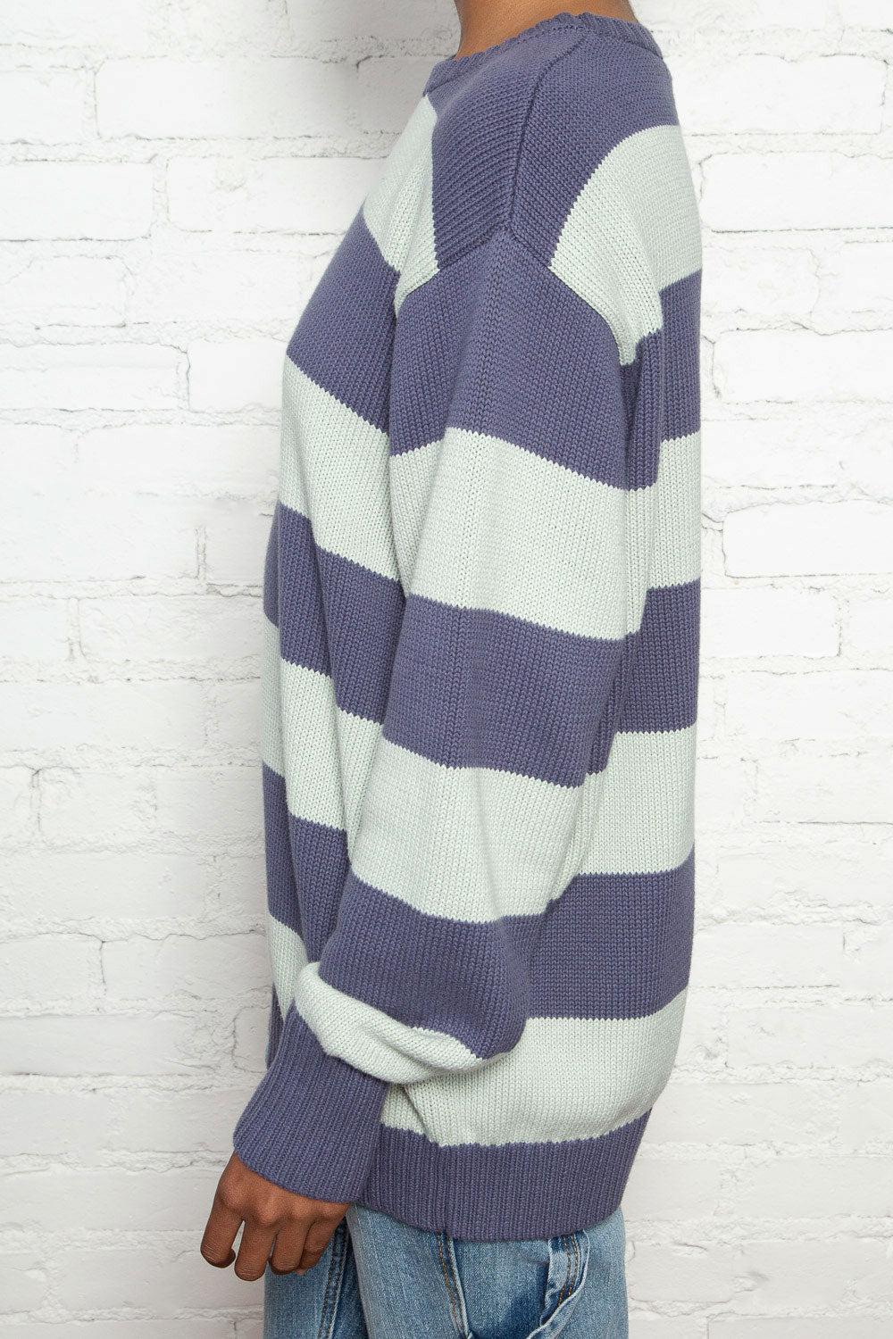 Brianna Cotton Thick Stripe Sweater Product Image