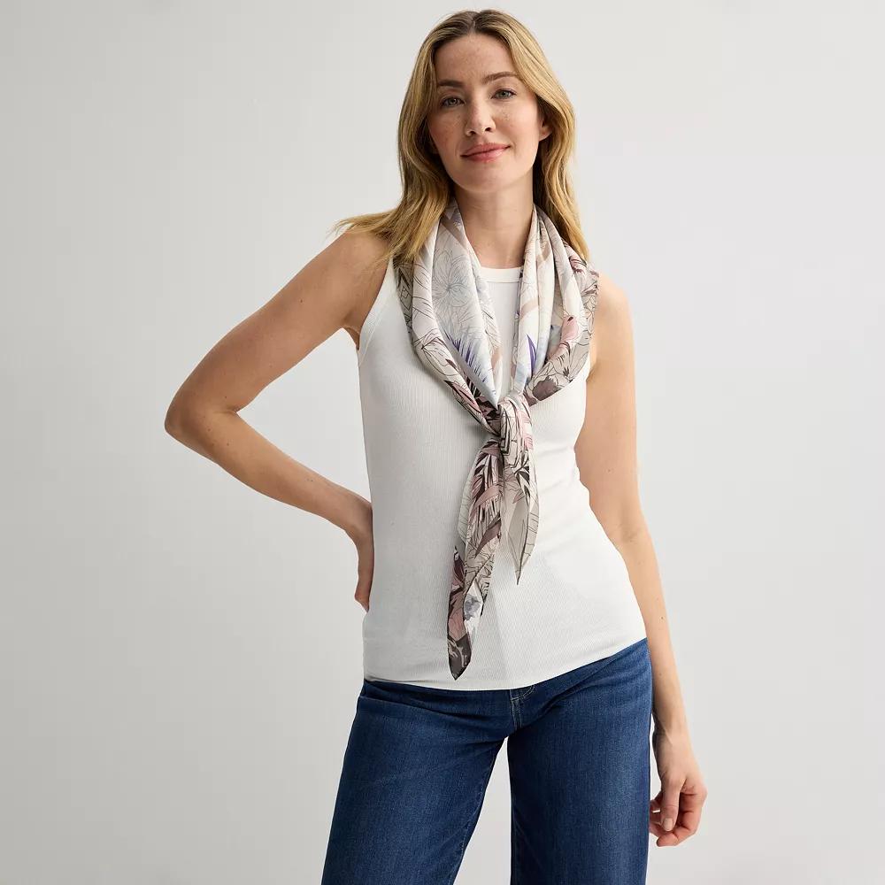 Womens Cejon Palm Square Scarf Product Image