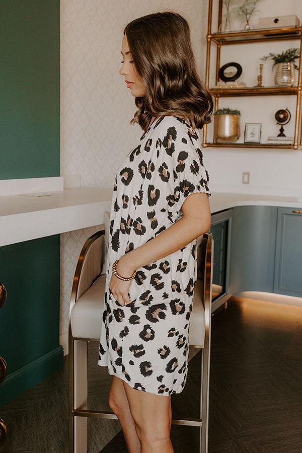 Loving Views Leopard Mini Dress Product Image