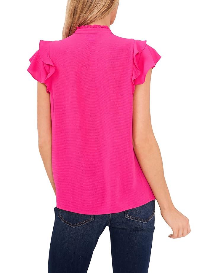 Cowl Neck Bubble Short Sleeve Top Product Image