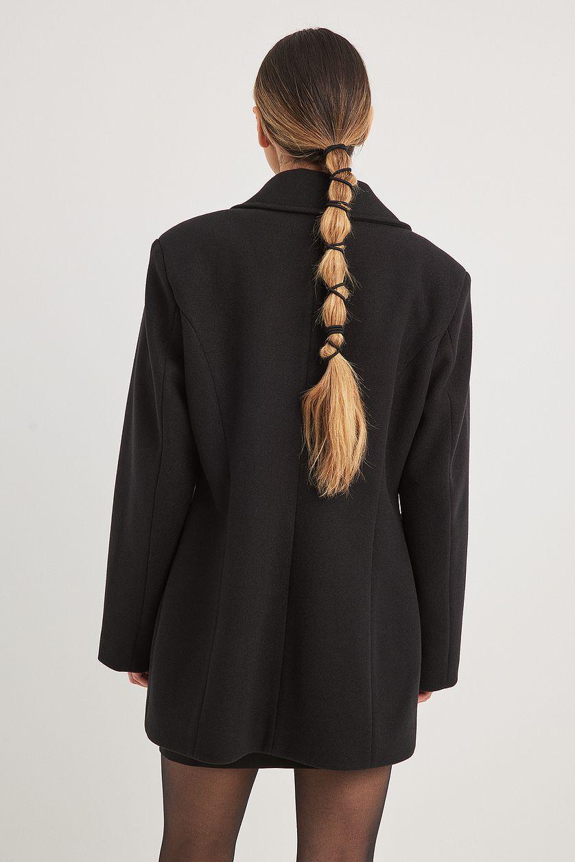 Short Sharp Shoulder Coat Product Image