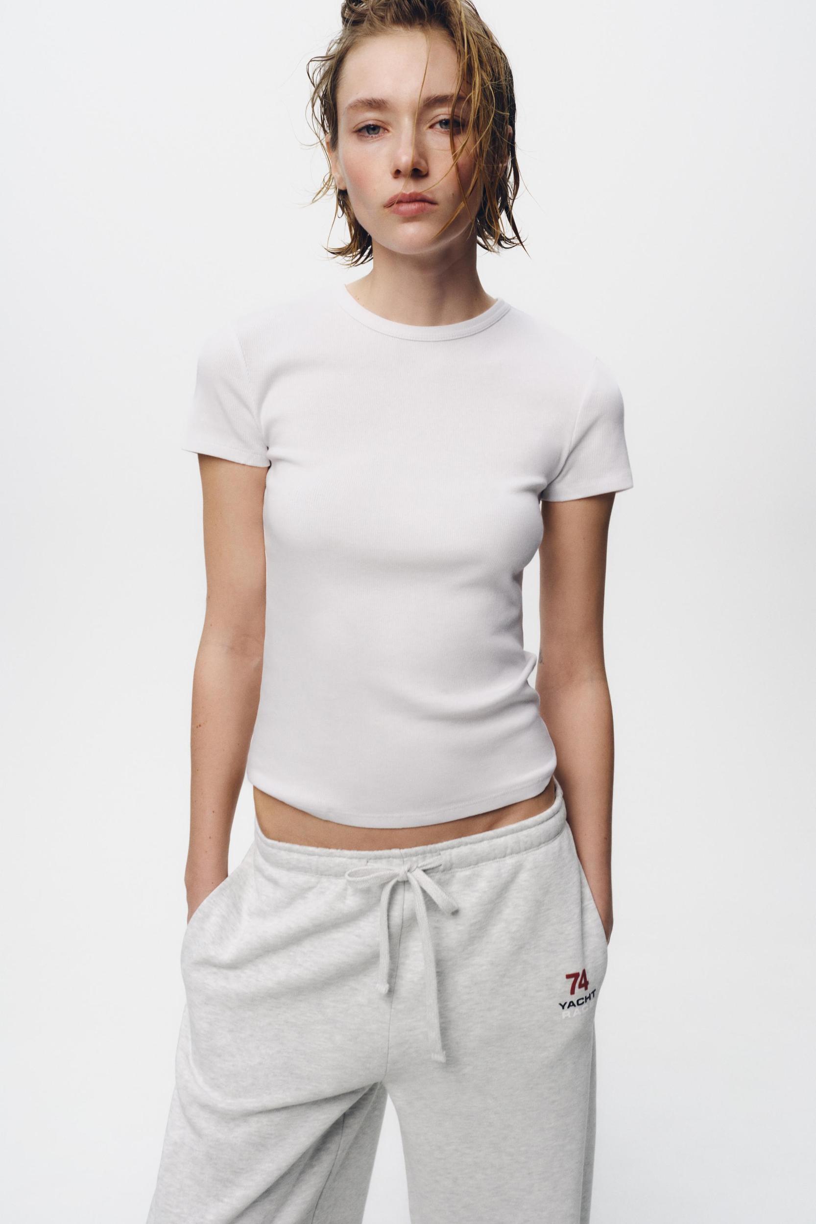 TEXT DETAIL PLUSH PANTS Product Image