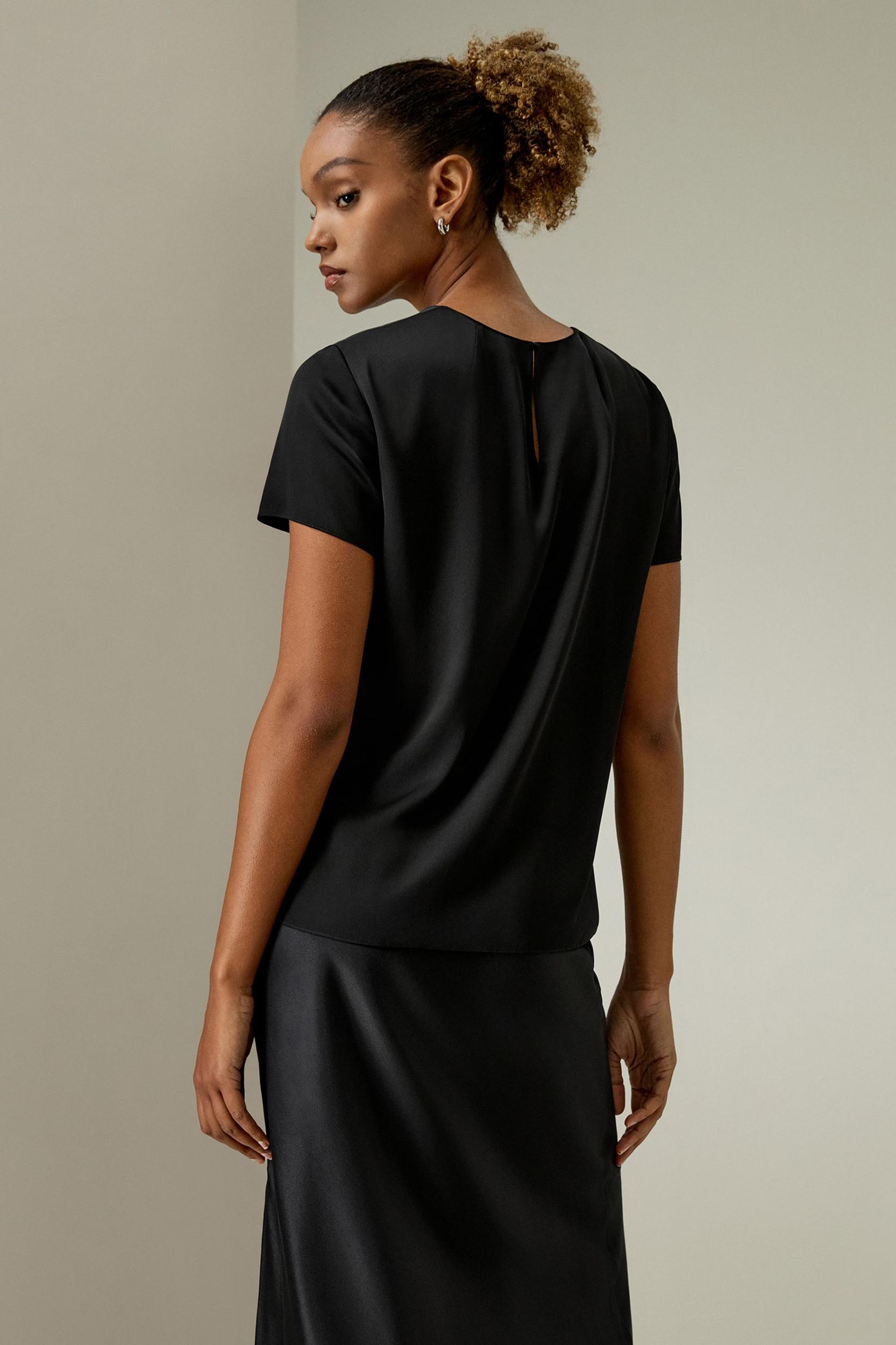 Basic Silk T-shirt Product Image