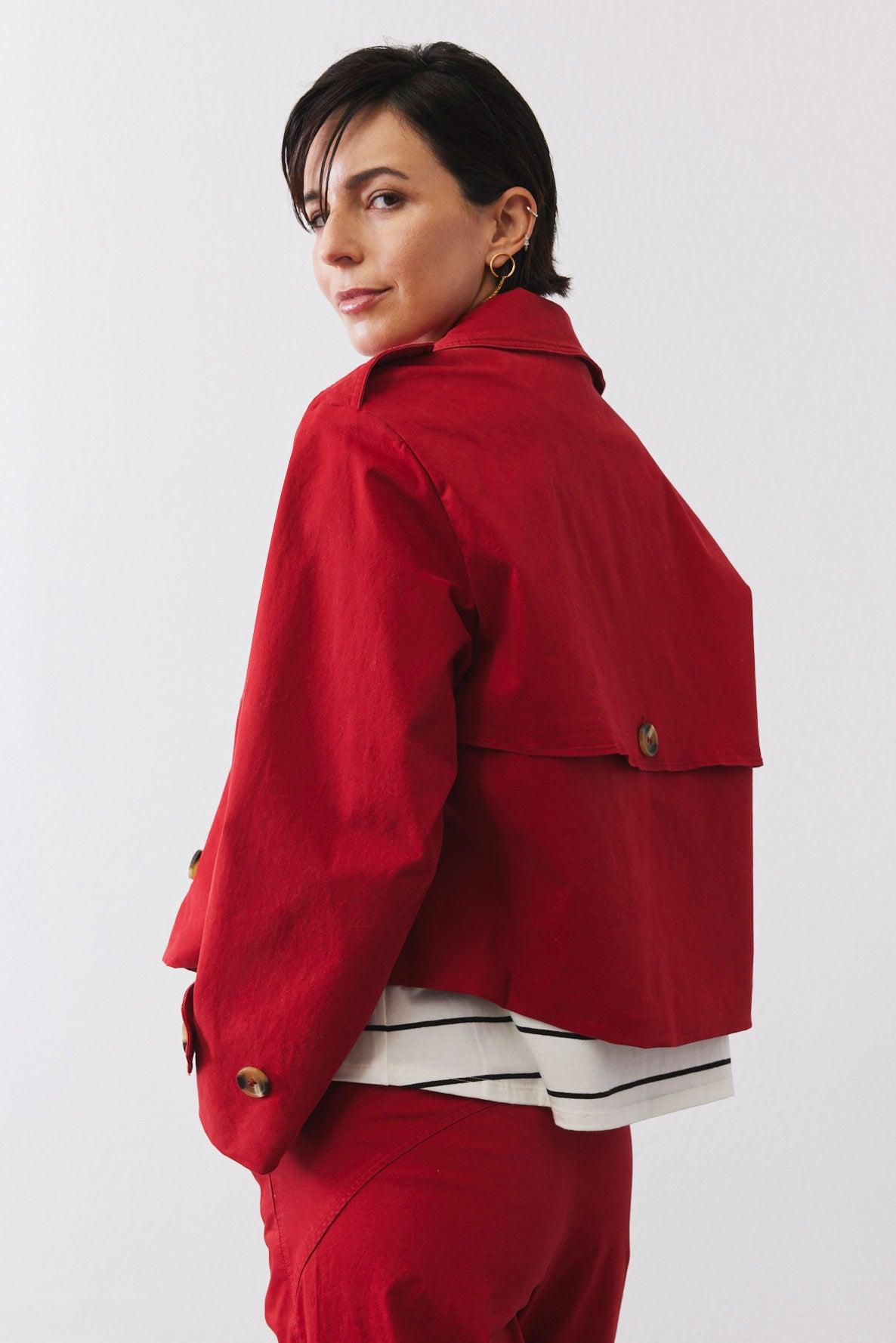 The Modern Cropped Trench Product Image