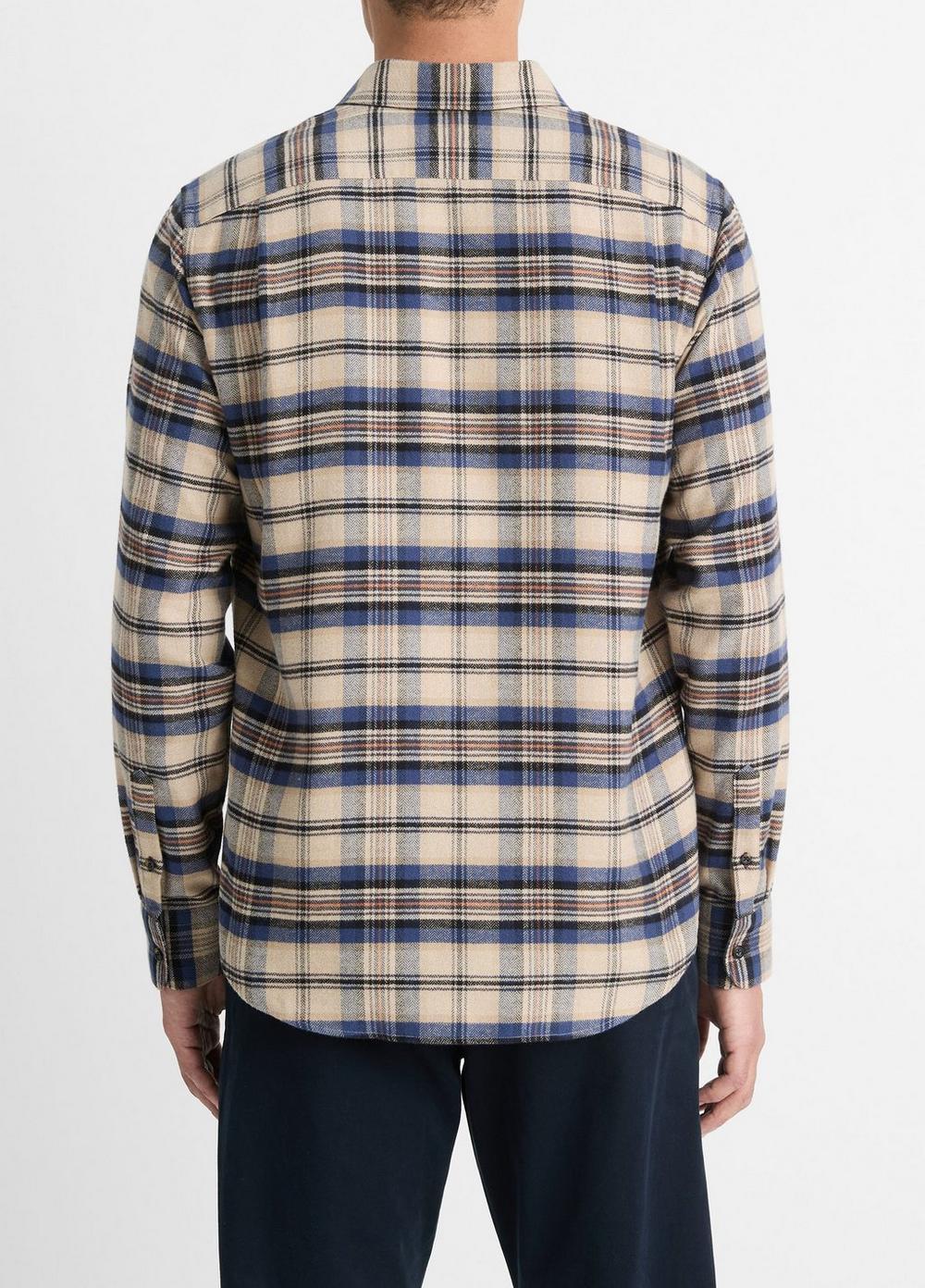 Hasley Plaid Cotton Long-Sleeve Shirt Product Image