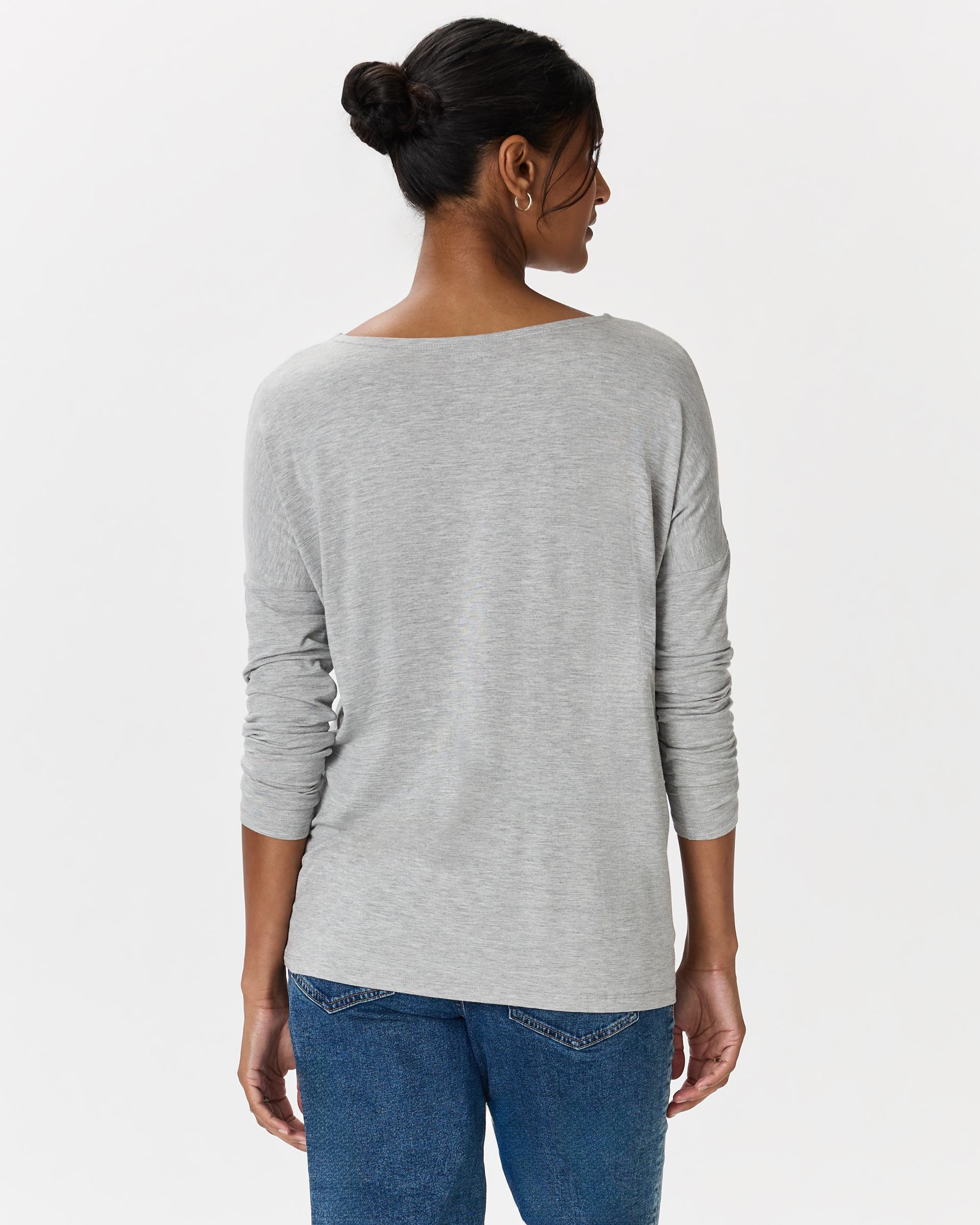 Quince | Women's Bamboo Jersey Maternity Long Sleeve T-Shirt Product Image