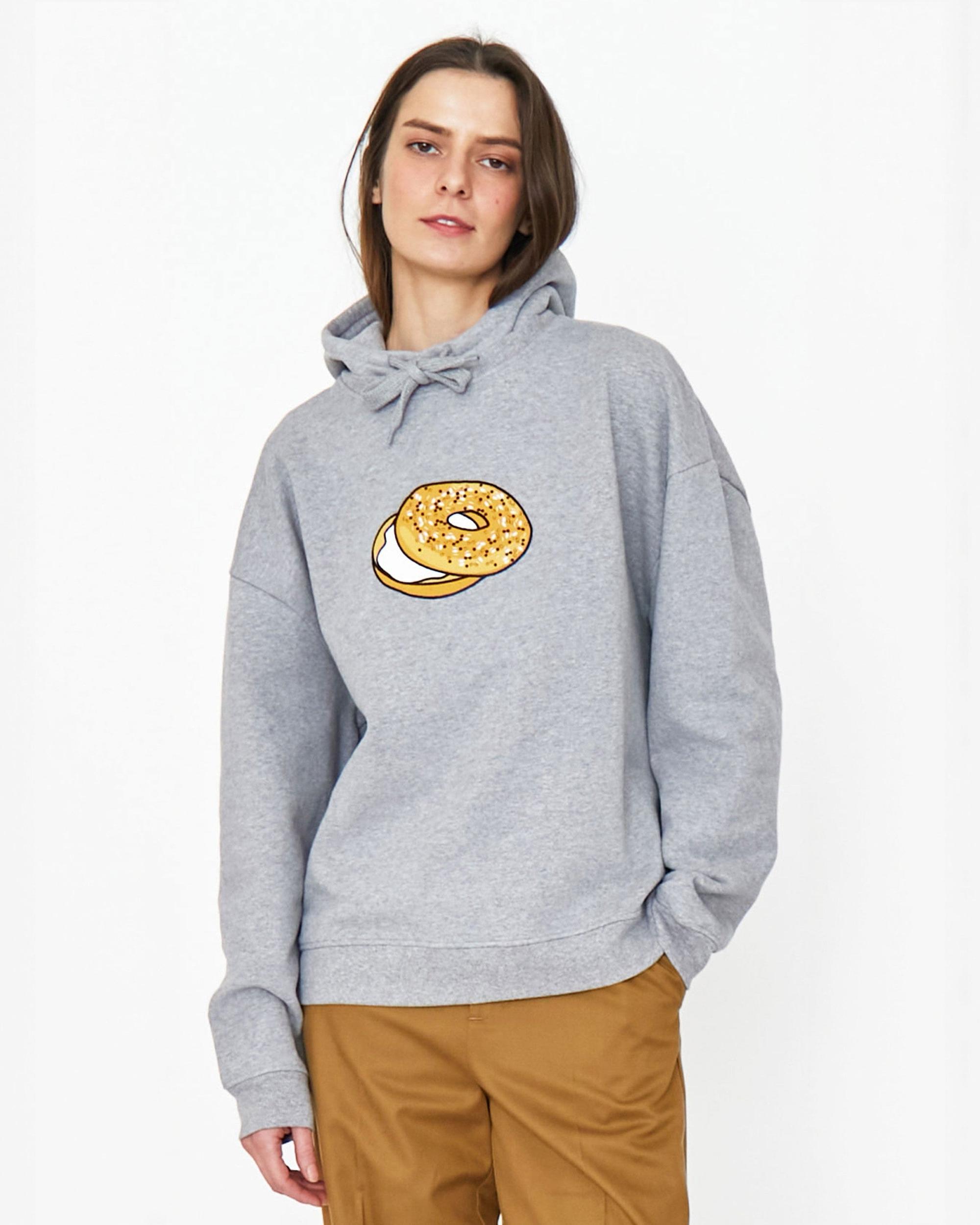The Oversized Bagel Sweatshirt - Heather Grey Female Product Image