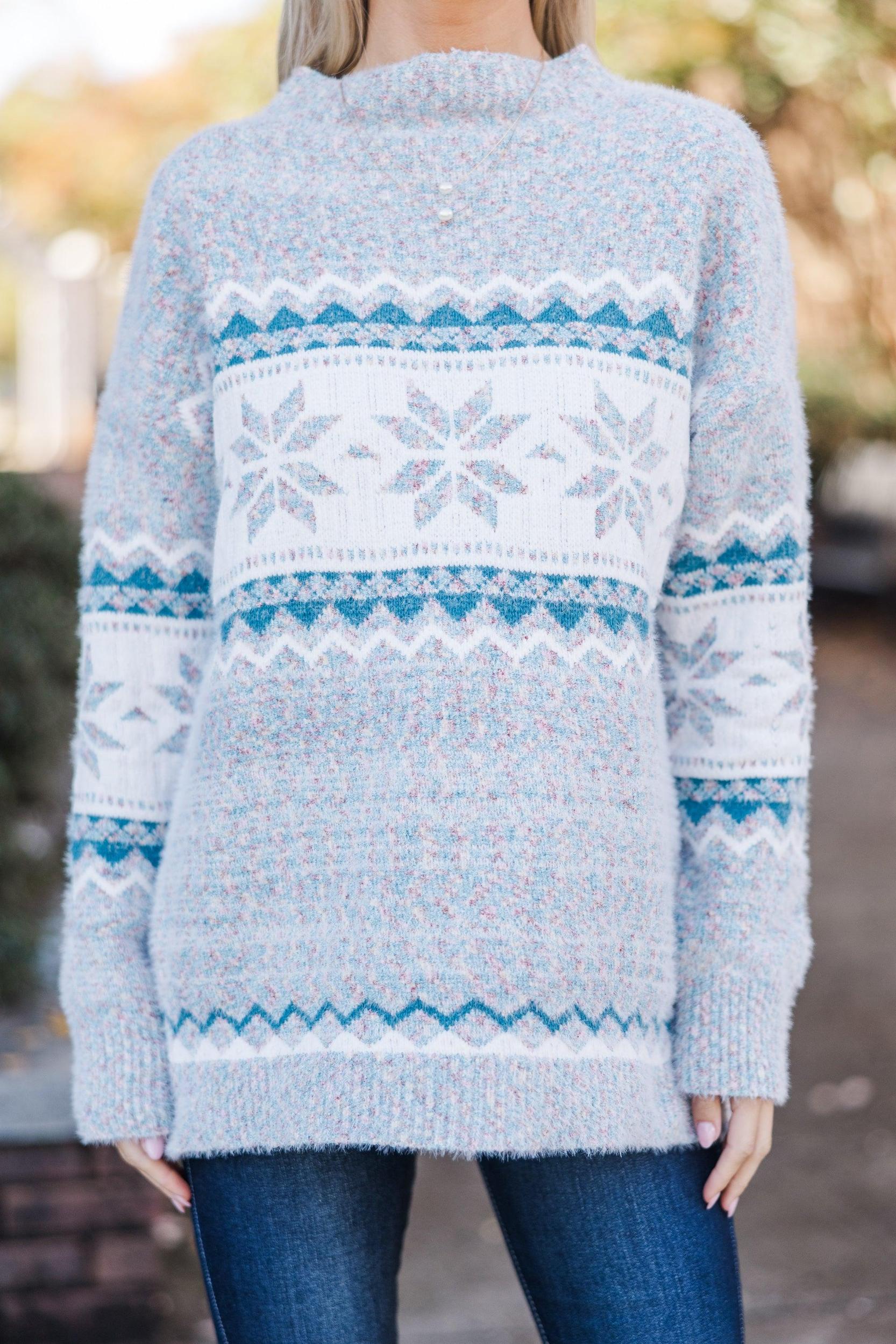 All My Life Gray Winter Novelty Sweater Female Product Image