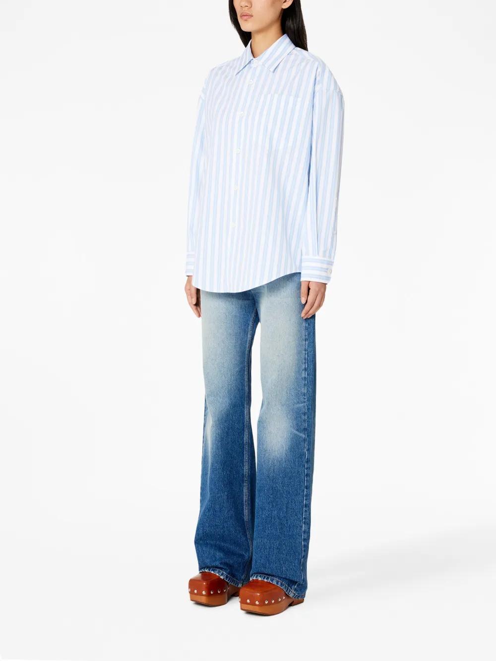 striped cotton shirt Product Image