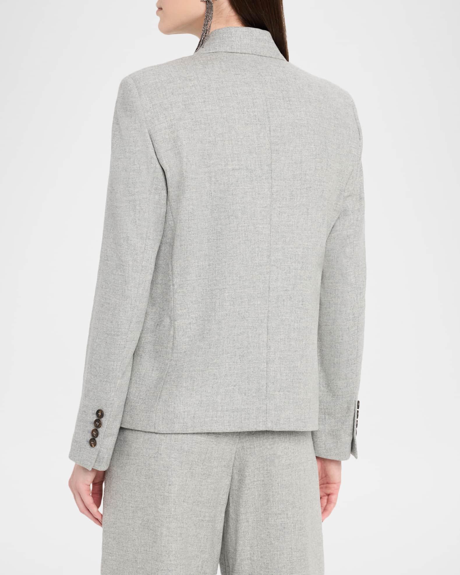 Cashmere-Wool Flannel Double-Breasted Blazer Product Image