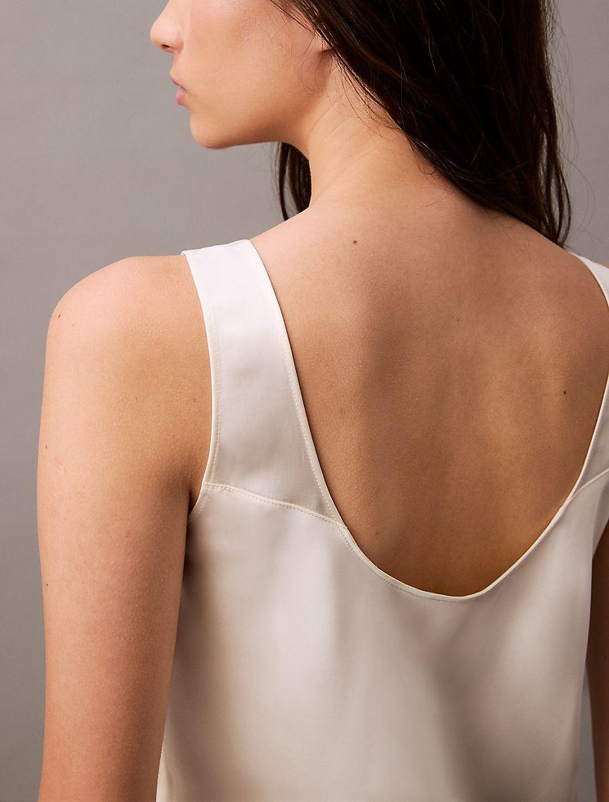 Viscose Satin Tank Top Product Image