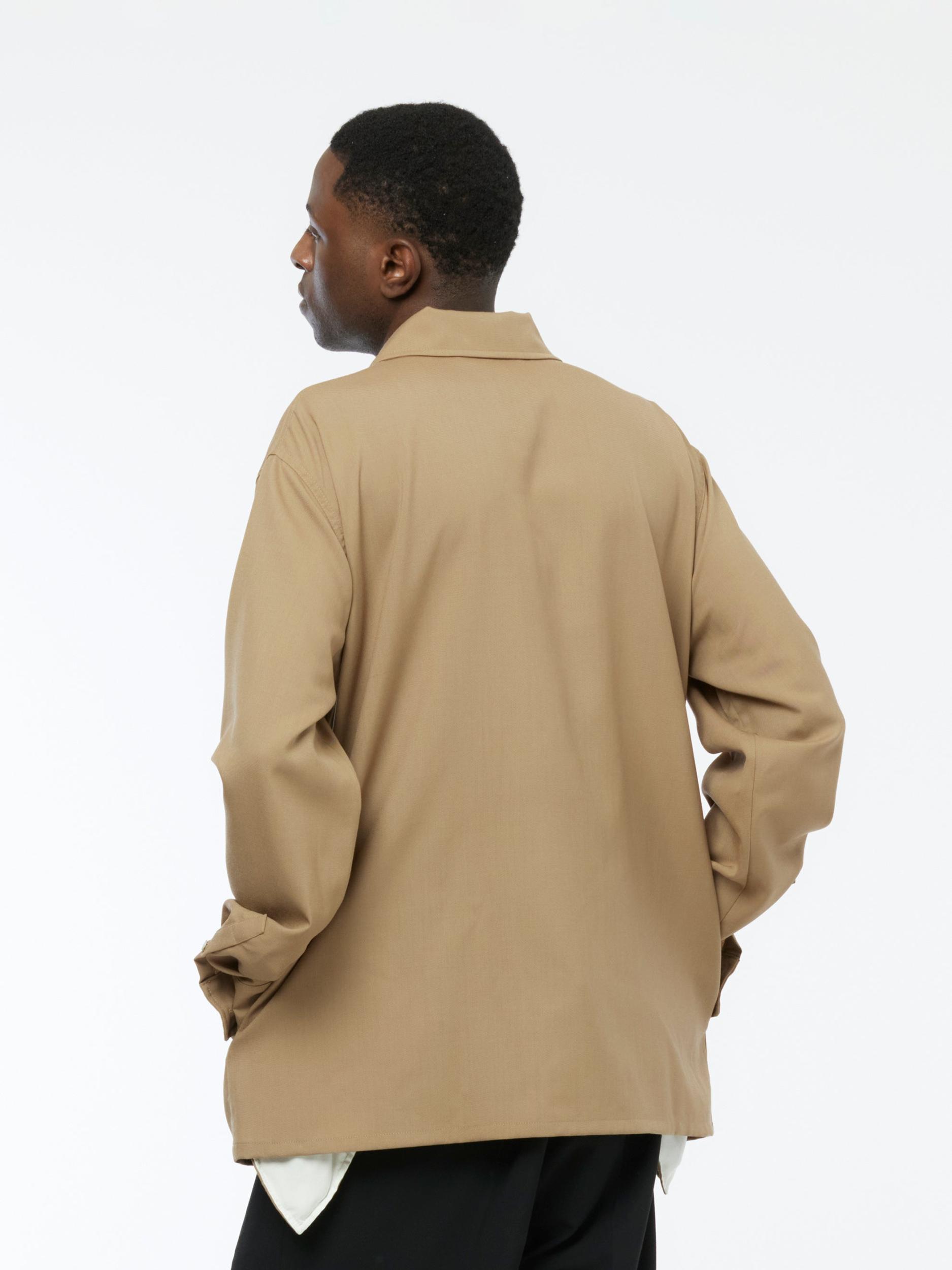 Long Sleeve Shirt - Relaxed Fit (Biscuit) Product Image