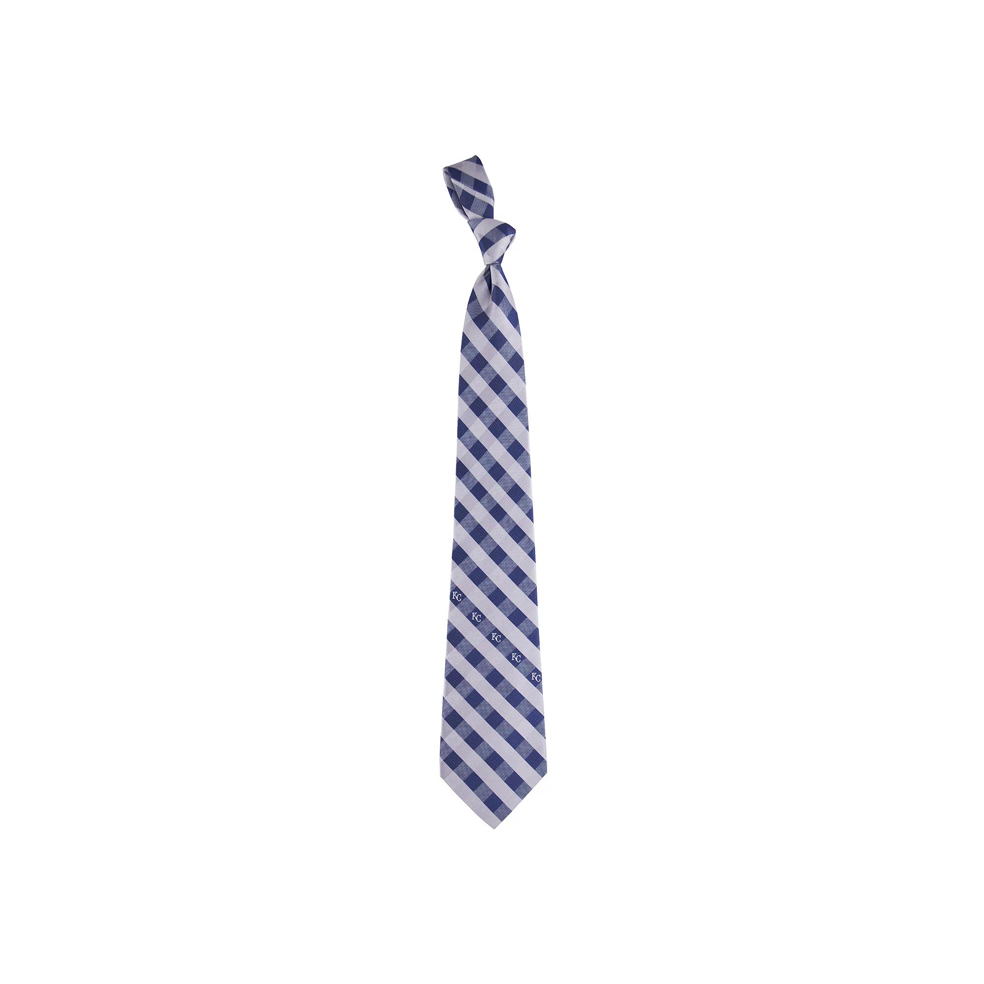 Men's Kansas Jayhawks Gingham Tie, Team Product Image