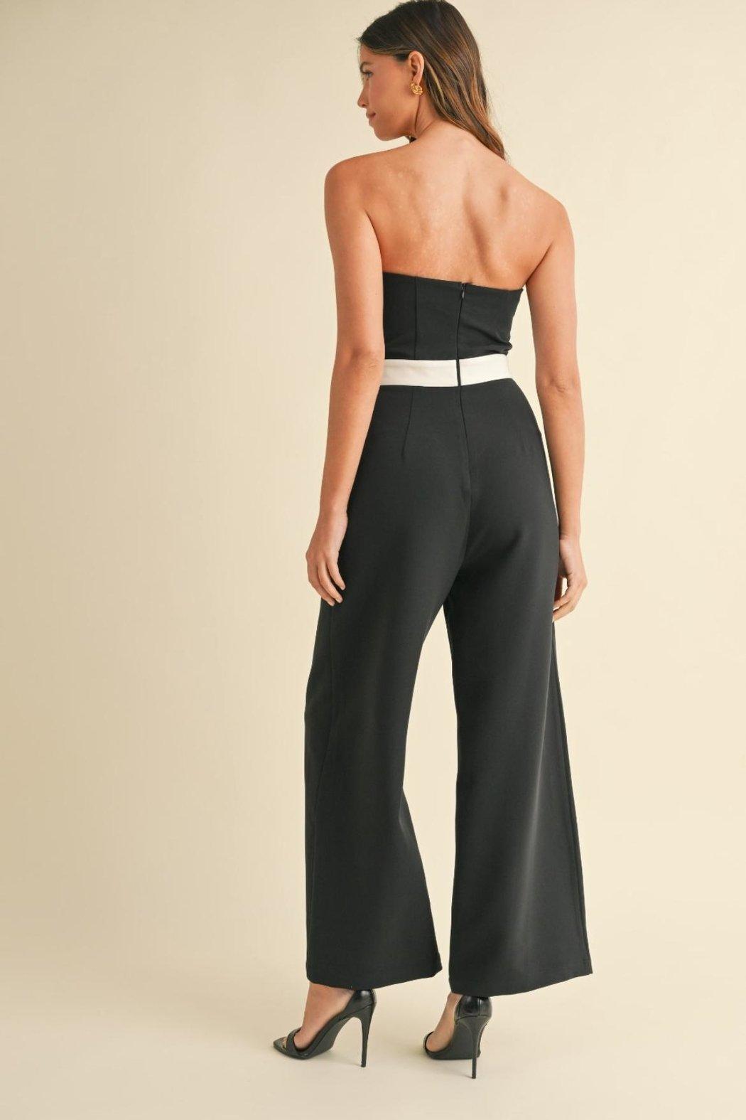 Strapless Bow Jumpsuit Product Image