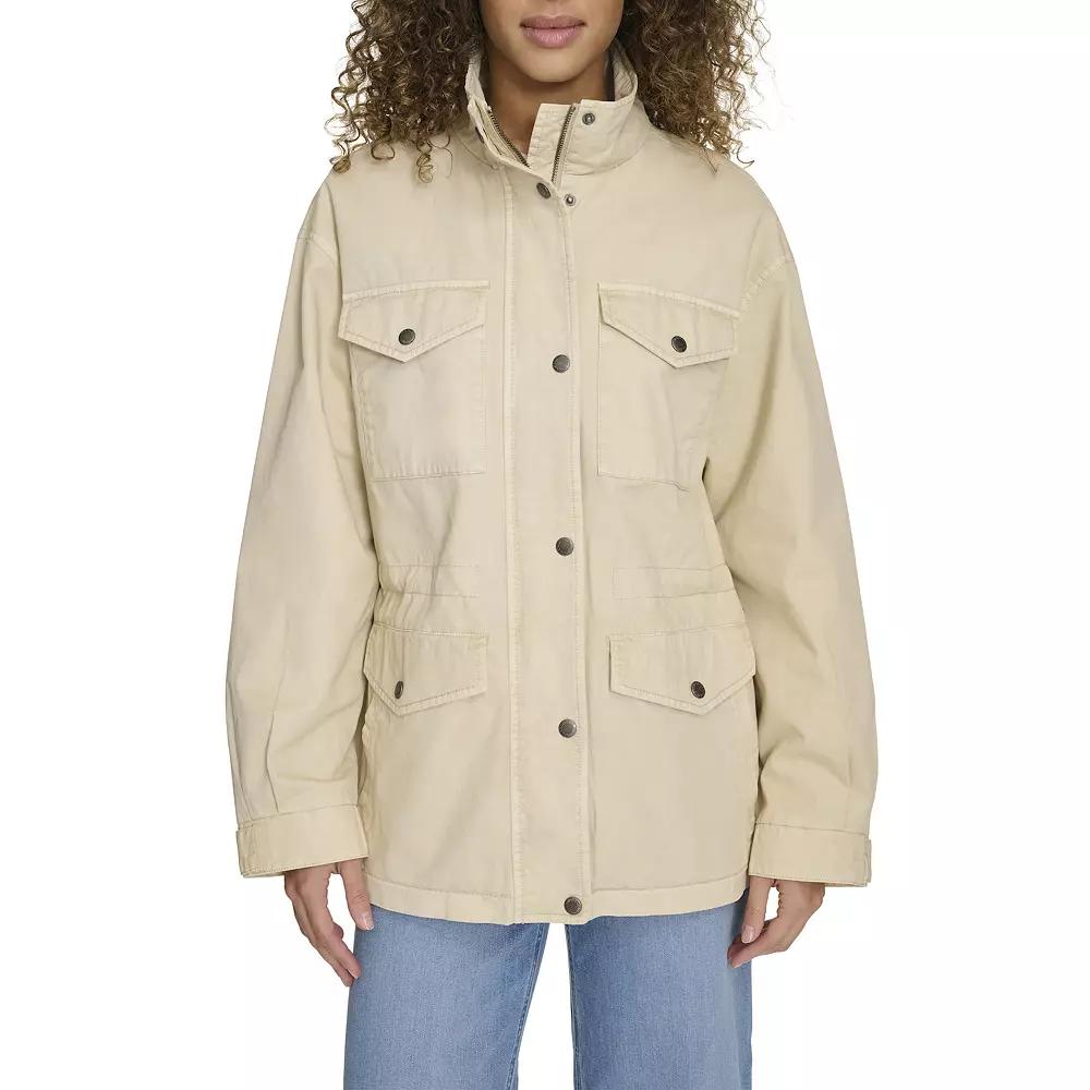 Women's Levi's® Lightweight Military Jacket, Size: XL, Oatmeal Product Image