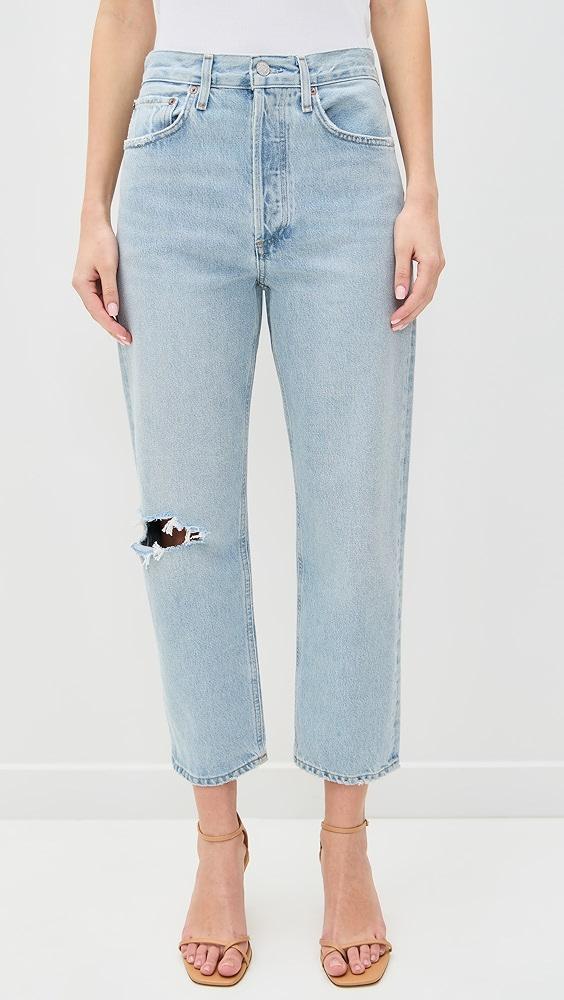 AGOLDE 90's Crop: Mid Rise Loose Straight Jeans | Shopbop Product Image