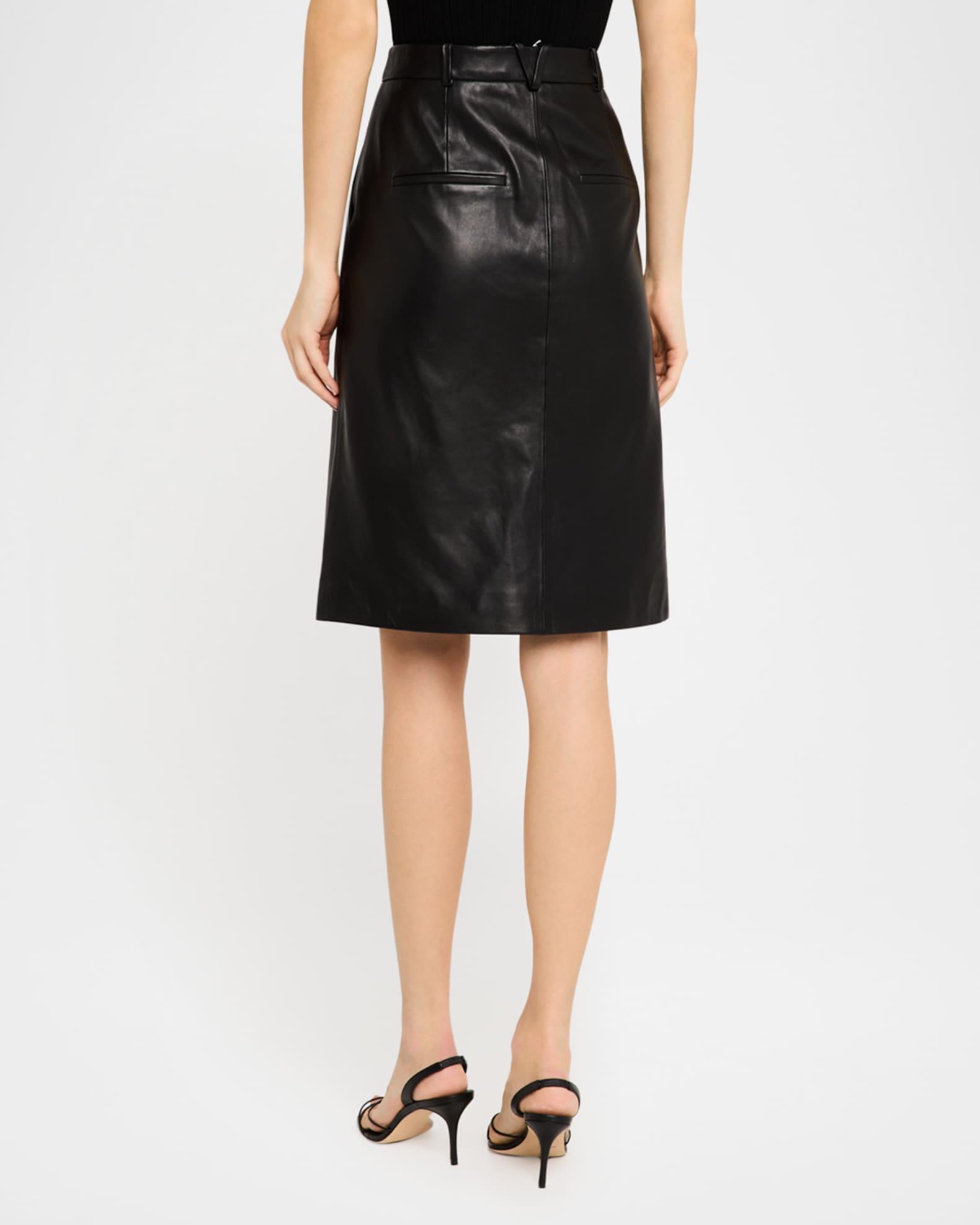 Maxine Leather Skirt Product Image