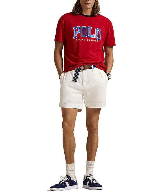 Polo Ralph Lauren Classic Fit Letterman-Logo Short Sleeve T-Shirt Product Image