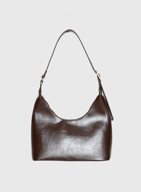 Lacen Medium Shoulder Bag Brown Product Image