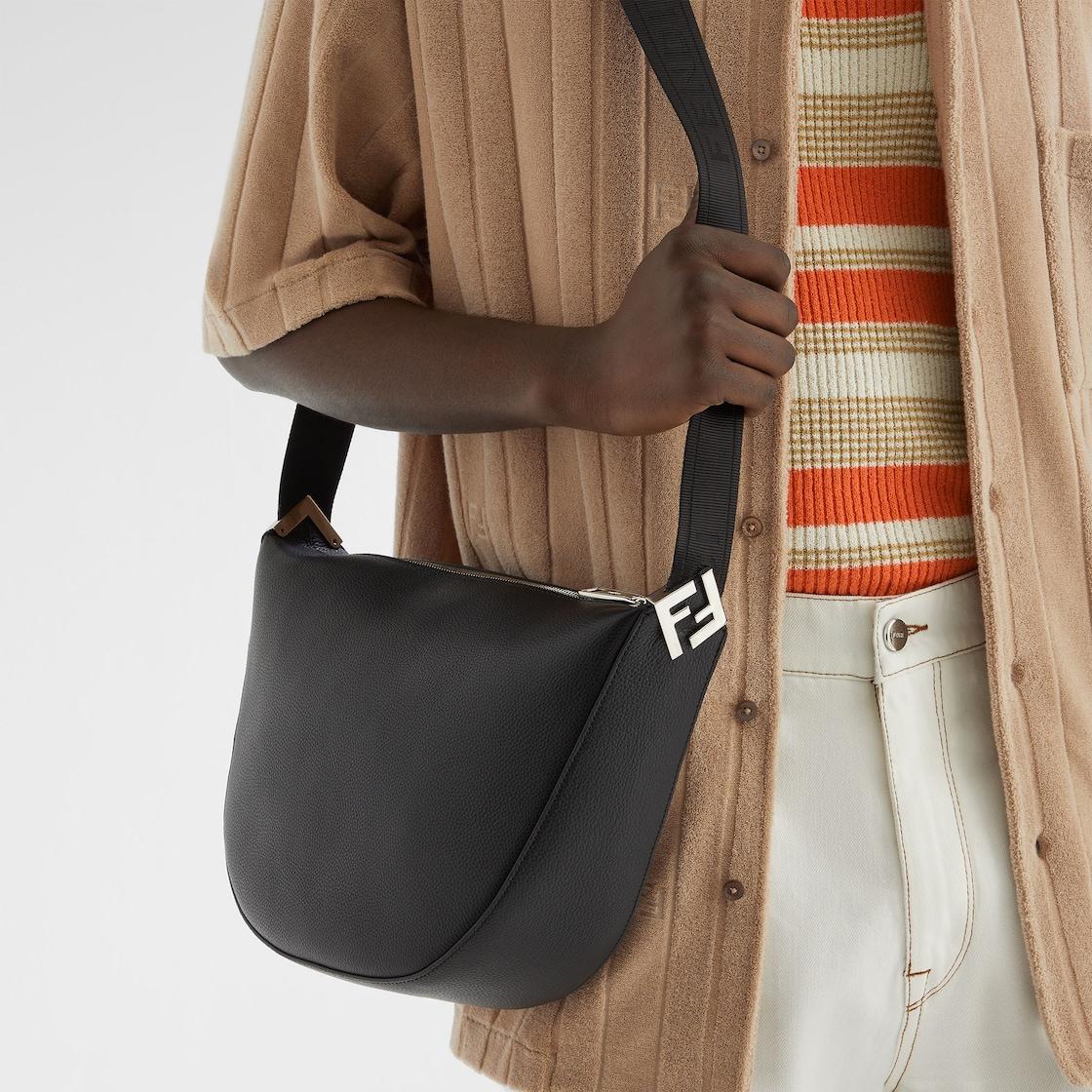 Medium FF Squared Fendi MelonBlack leather bag Product Image