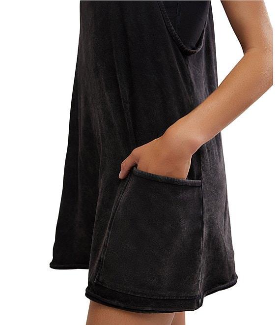 FP Movement Hot Shot V-Neck Sleeveless Patch Pocket Mini Dress Product Image