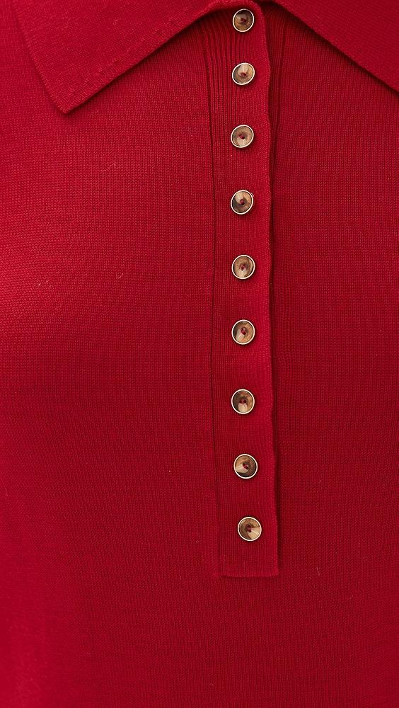 Reformation Luell Regenerative Merino Polo Mini Dress | Shopbop Product Image