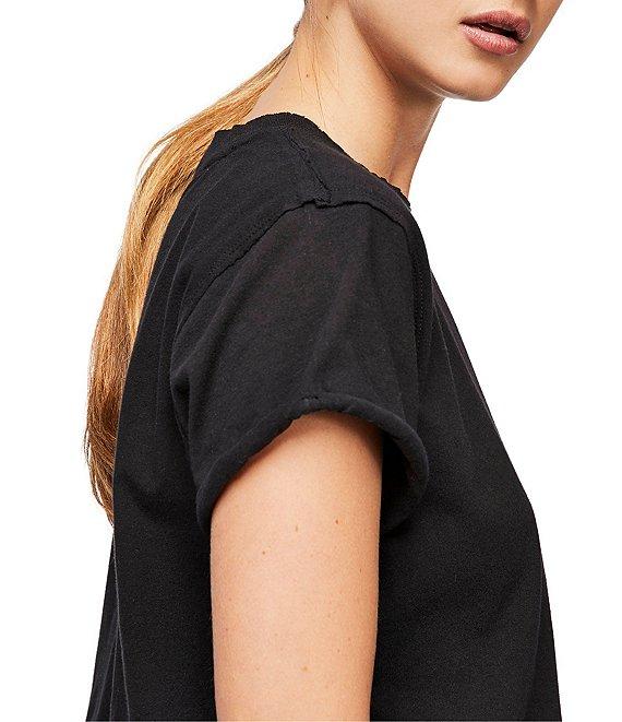 Free People The Perfect Tee Crew Neck Short Sleeve Cropped Tee Product Image