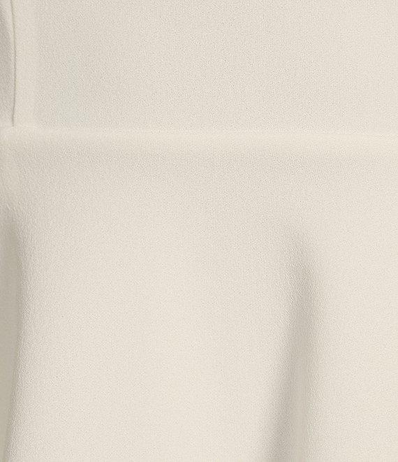 Midnight Doll Scuba Crepe Spaghetti Strap Tiered Dress Product Image